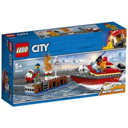 LEGO CITY 60213  POŻAR W DOKACH