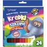 BAMBINO Kredki szkolne trójkątne-24 kolory