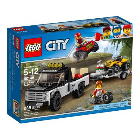 LEGO CITY 60148 WYŚCIGOWY ZESPÓŁ QUADOWY