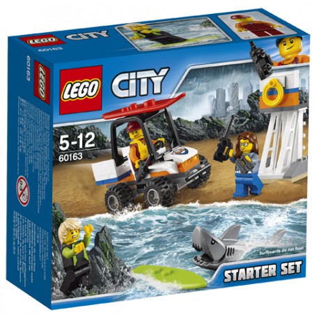 LEGO CITY 60163 STRAŻ PRZYBRZEŻNA ZESTAW STARTOWY