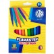 ASTRA flamastry FELT-TIP PENS 12 kolorów