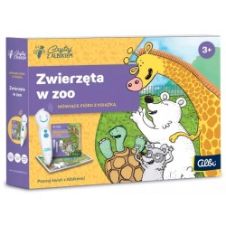 CZYTAJ Z ALBIKIEM ZWIERZĘTA W ZOO ZESTAW Z MÓWIĄCYM PIÓREM