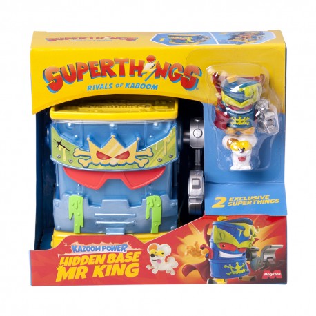 SUPER THINGS UKRYTA BAZA MR KING HIDDEN BASE