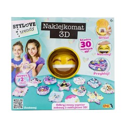 NAKLEJKOMAT 3D ZESTAW KREATYWNY DO ROBIENIA NAKLEJEK - EPEE