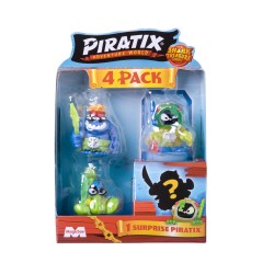 PIRATIX SHARK TREASURE - ZESTAW 4 FIGUREK