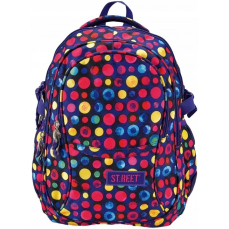 PLECAK SZKOLNY ST.REET DOTS KROPKI 4-KOMORY BP-01