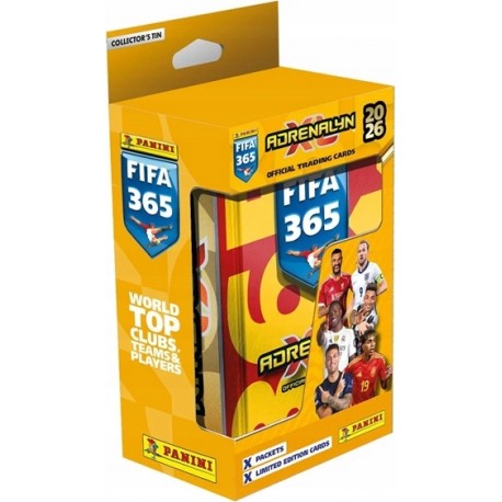 KARTY PIŁKARSKIE PANINI FIFA 365 ADRENALYN XL 2026 MEGA PUSZKA