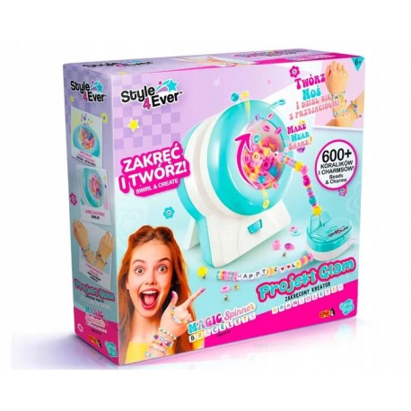 PROJEKT GLAM ZAKRĘCONY KREATOR BRANSOLETEK ZESTAW KREATYWNY - EPEE