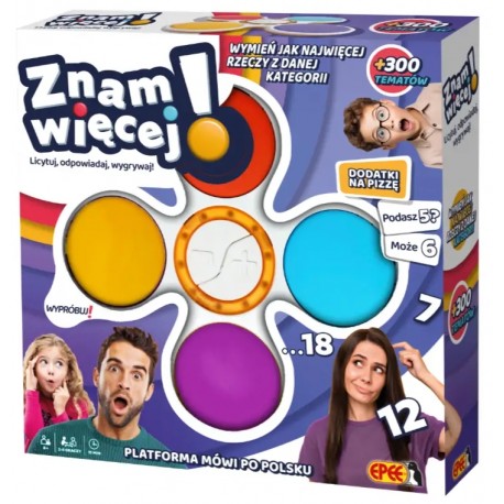 ZNAM WIĘCEJ ELEKTRONICZNA GRA FAMILIJNA - EPEE