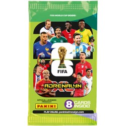 PANINI FIFA WORLD CUP 2026 KARTY PIŁKARSKIE ADRENALYN XL SASZETKA 8 KART